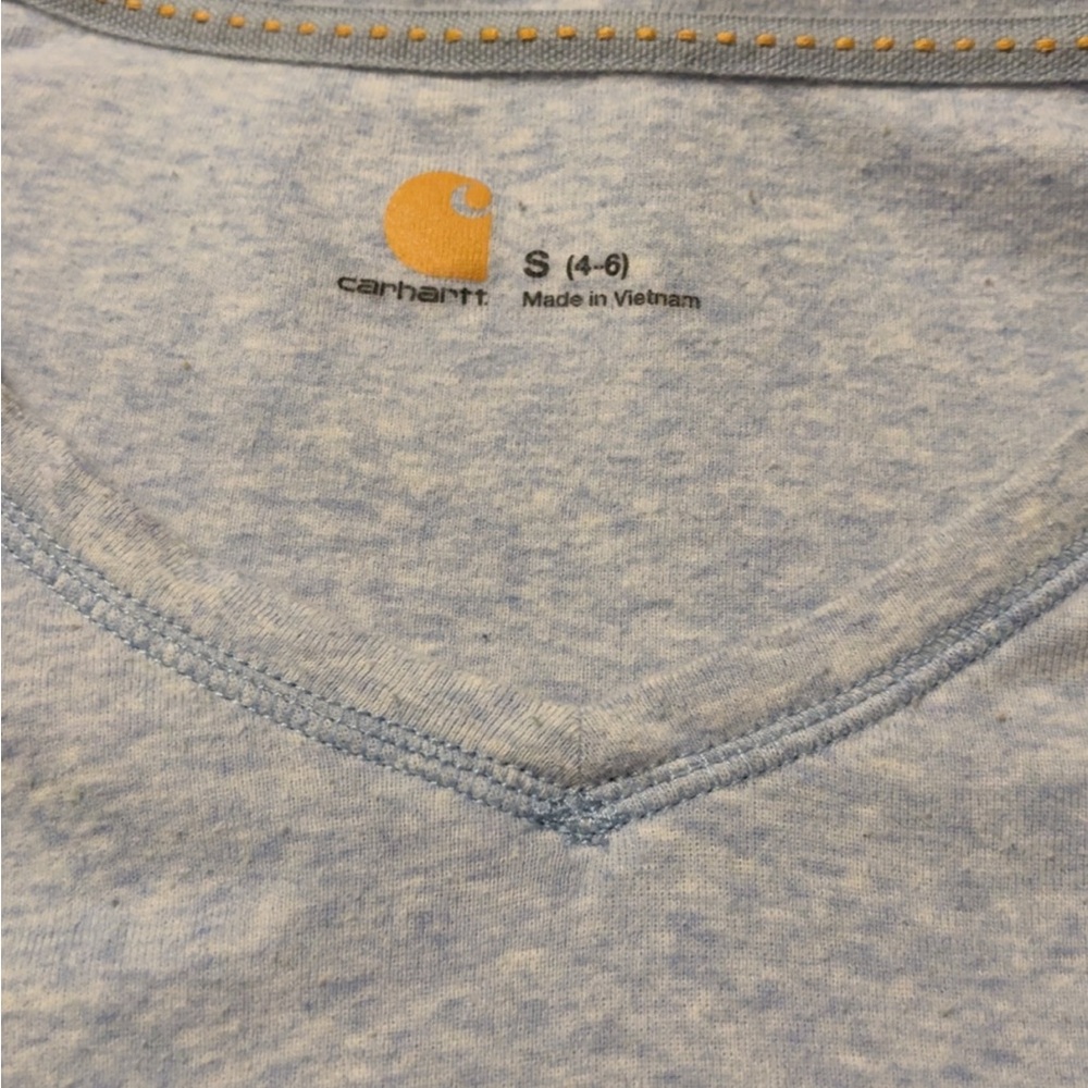 Light blue carhartt t-shirt